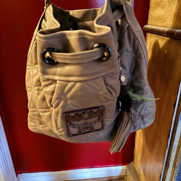 MCM Handbags - MCM Beige Quilted bag